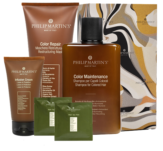 Різдвяний подарунковий набір для ритуалу догляду за фарбованим волоссям, лімітована серія 2025