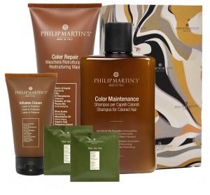 Різдвяний подарунковий набір для ритуалу догляду за фарбованим волоссям, лімітована серія 2025